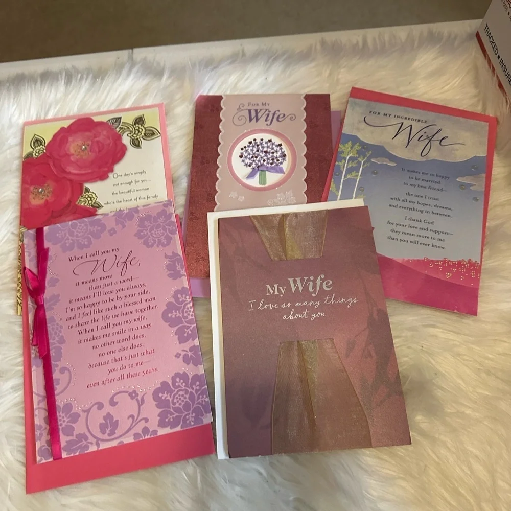 🩵5/$8 Assorted Wife Greeting Cards